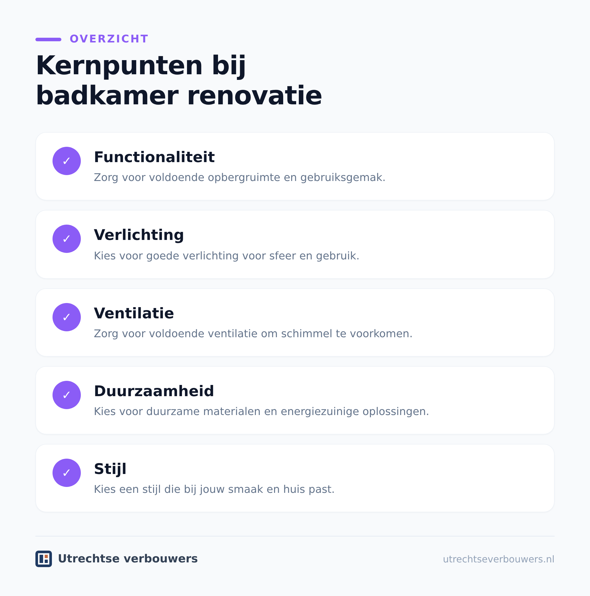 Stappenplan voor een badkamer renovatie