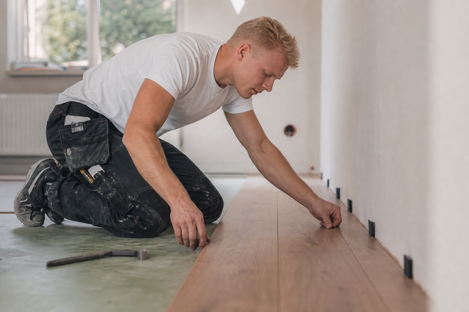 Stap voor stap laminaat leggen