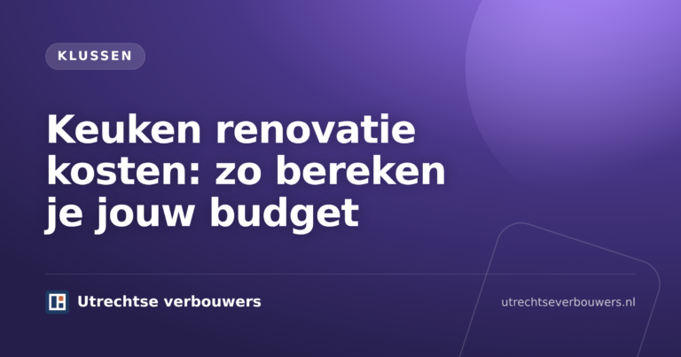 Interieur van een moderne keuken met keuken renovatie kosten in beeld
