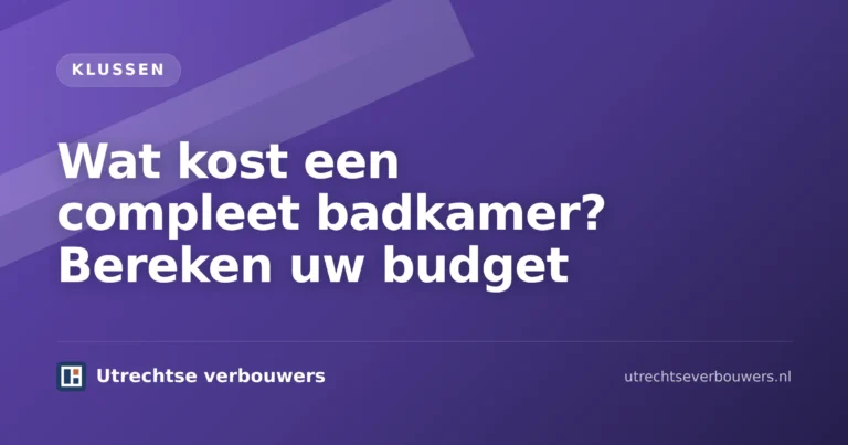 Compleet badkamer met moderne tegels, inloopdouche en wastafelmeubel