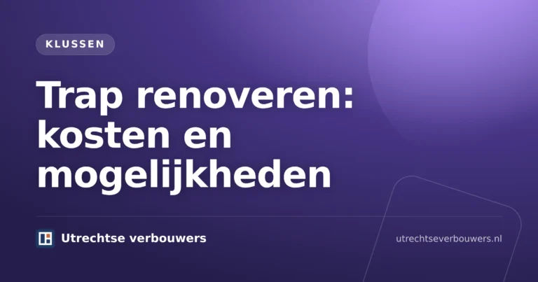 Trap renoveren in een moderne woning met nieuwe houten treden en strakke afwerking