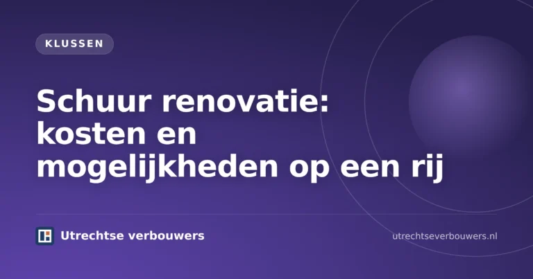Schuur renovatie van een oude houten schuur met nieuw dak en frisse afwerking