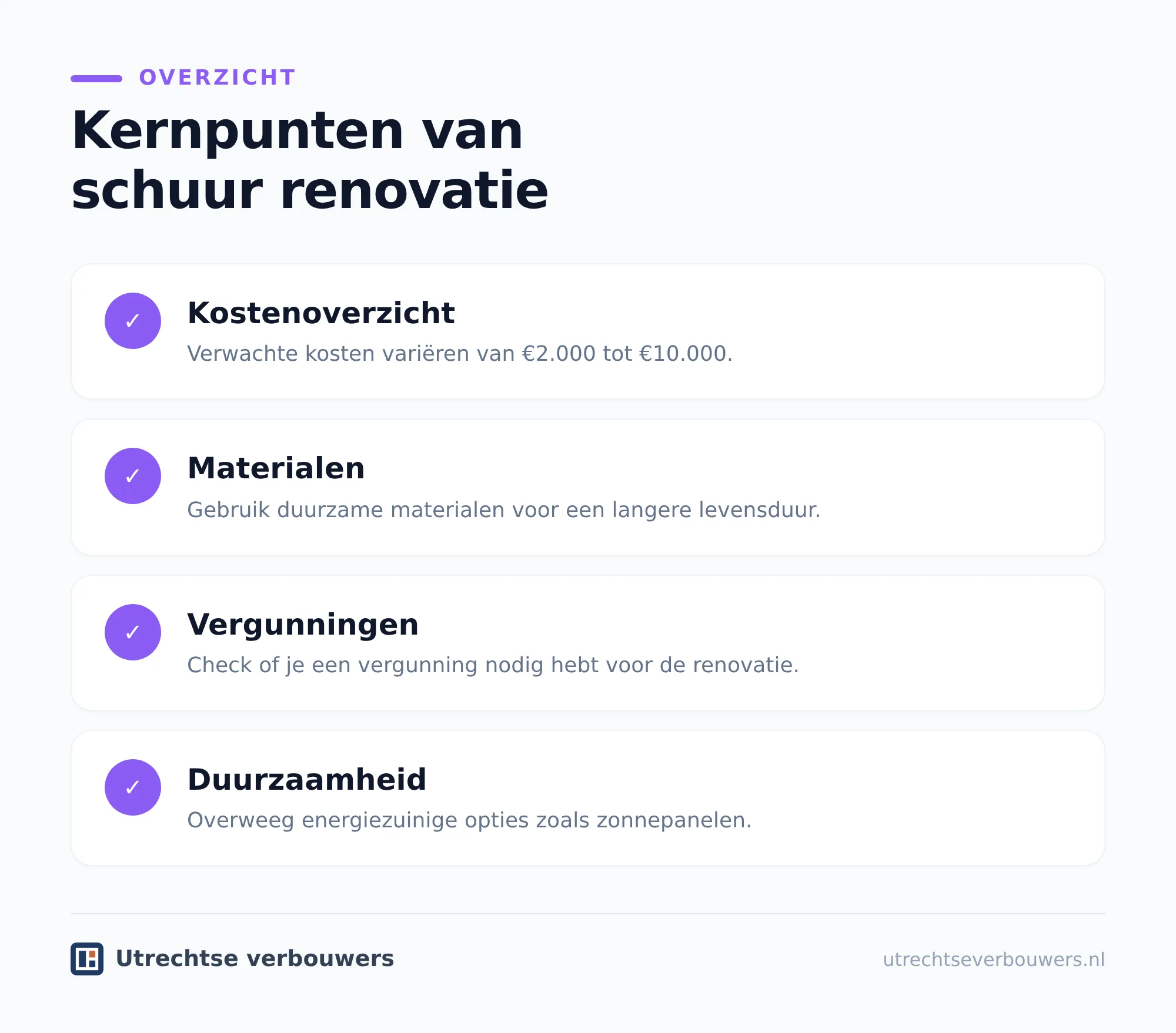 Stappenplan voor een geslaagde schuur renovatie