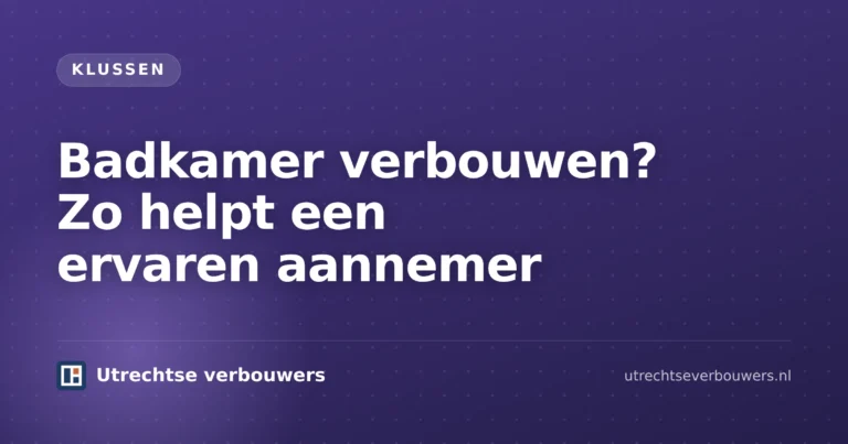 Badkamer verbouwen aannemer die een moderne badkamer renoveert met tegelwerk en leidingwerk