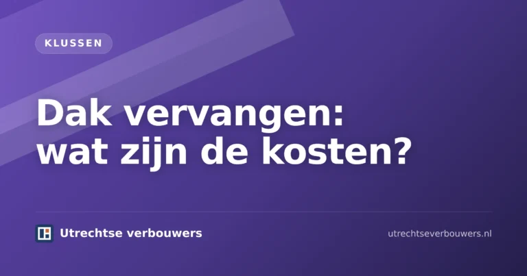 Dak vervangen kosten voor een dakdekker die een hellend dak inspecteert