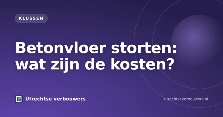 Betonvloer storten kosten met vakman die beton afwerkt op een voorbereide vloer