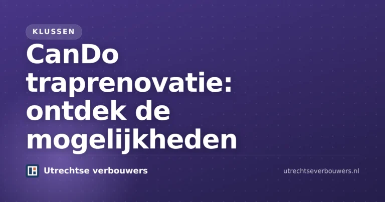 CanDo trap renovatie met overzettreden in een moderne woning