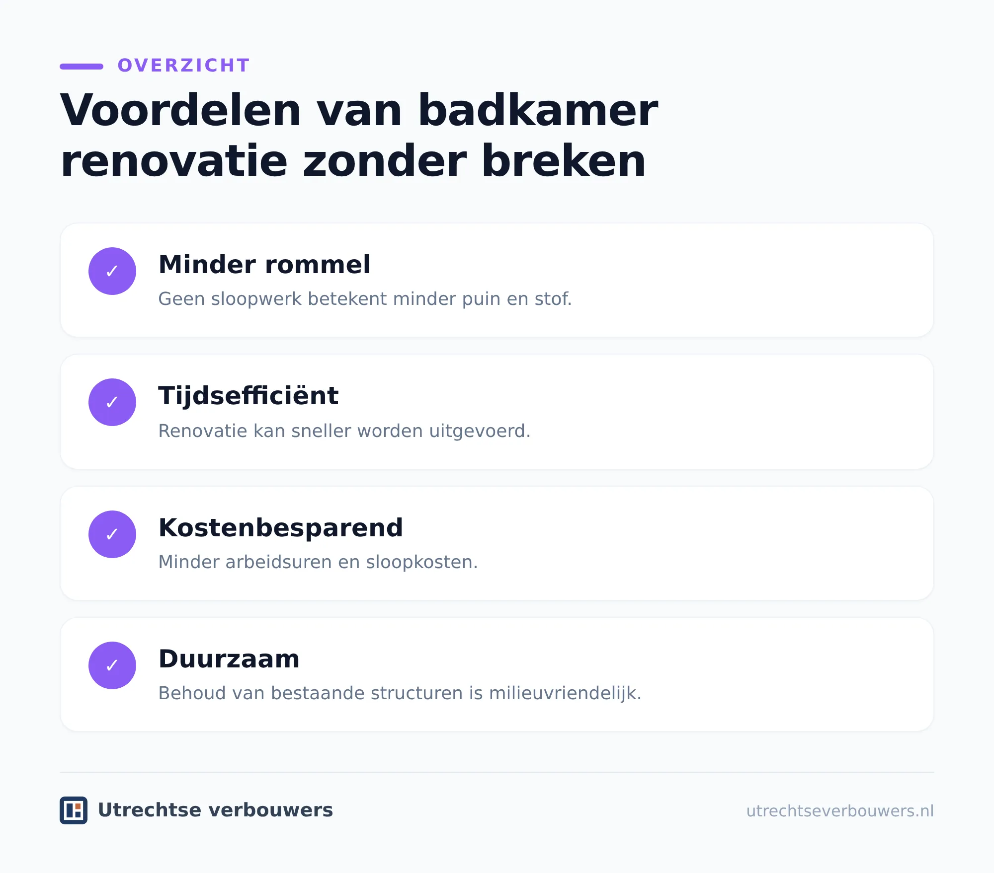Wanneer kun je bestaande tegels laten zitten?